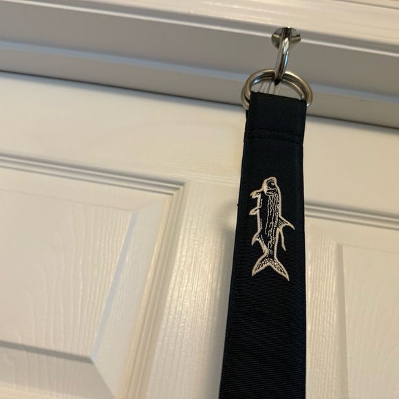 Rare Vintage Vineyard Vines Tarpon D-Ring Belt - Picture 3 of 4
